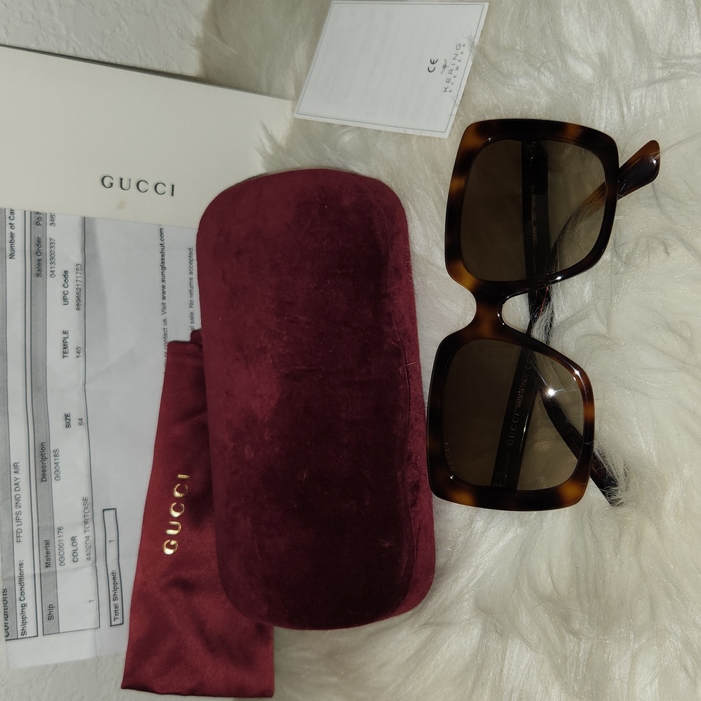 Gucci tortoise brown sunglasses